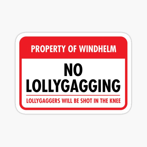 Item preview, Windhelm Municipal Ordinance (Sticker) designed and sold by Eozen.