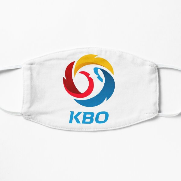 Korean Baseball KBO Logo Flat Mask