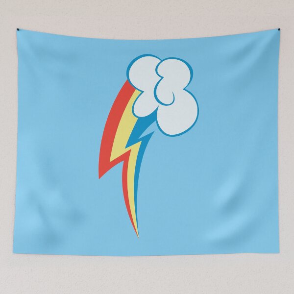 Item preview, Rainbow Dash Cloud Color MLP Cutie Mark Sign  designed and sold by ariados4711.