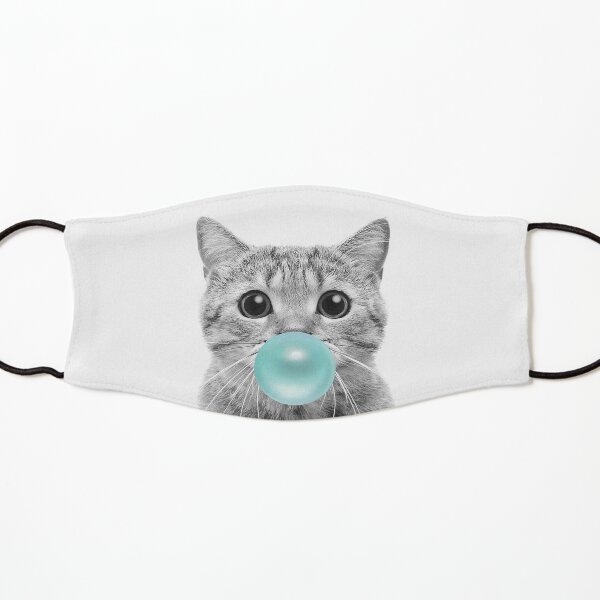 Cat Bubblegum Kids Mask