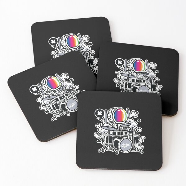 Item preview, Astronaut Drummer Spaceman - Over the Rainbow. designed and sold by Nickelparis.