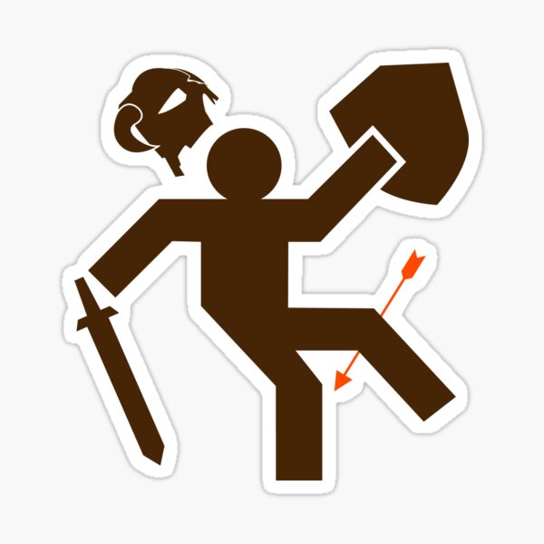 Arrow to the Knee - Sticker Sticker