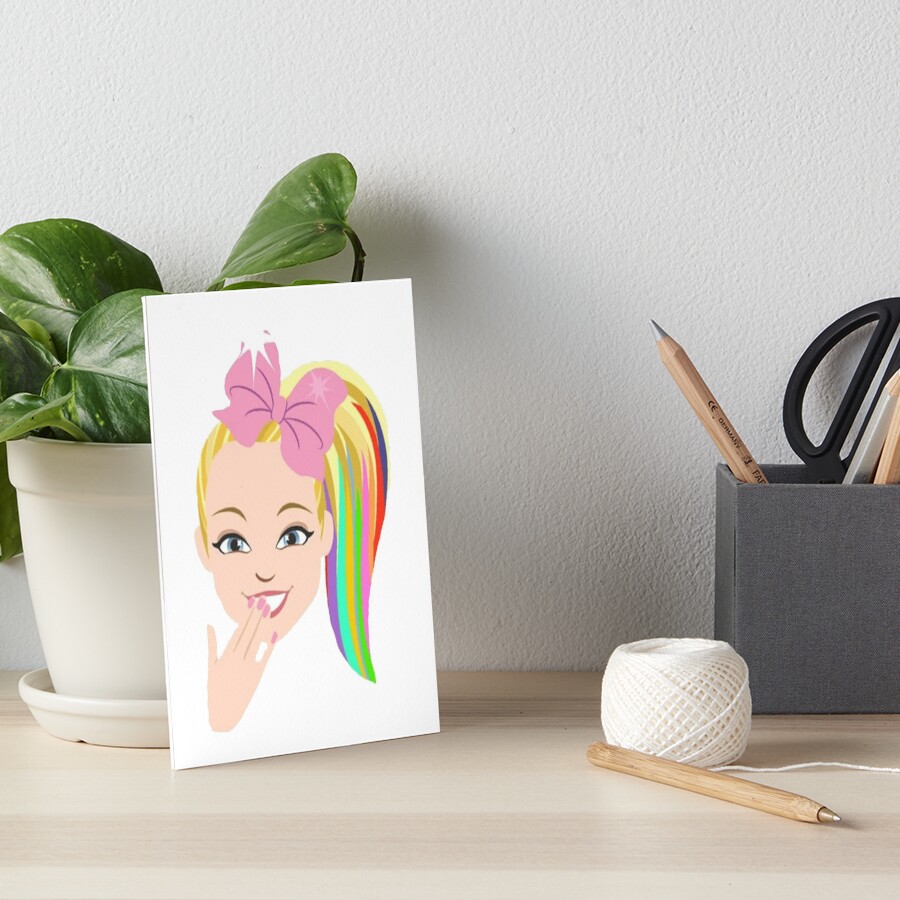 "JoJo Siwa Drawing" Art Board Print by kyarnkid | Redbubble