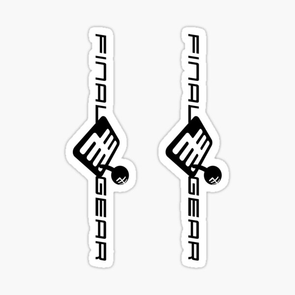 FinalGear Logo Sticker (2 Pack) Sticker