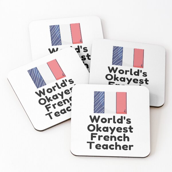 Item preview, World's Okayest French Teacher designed and sold by hugsandoranges.