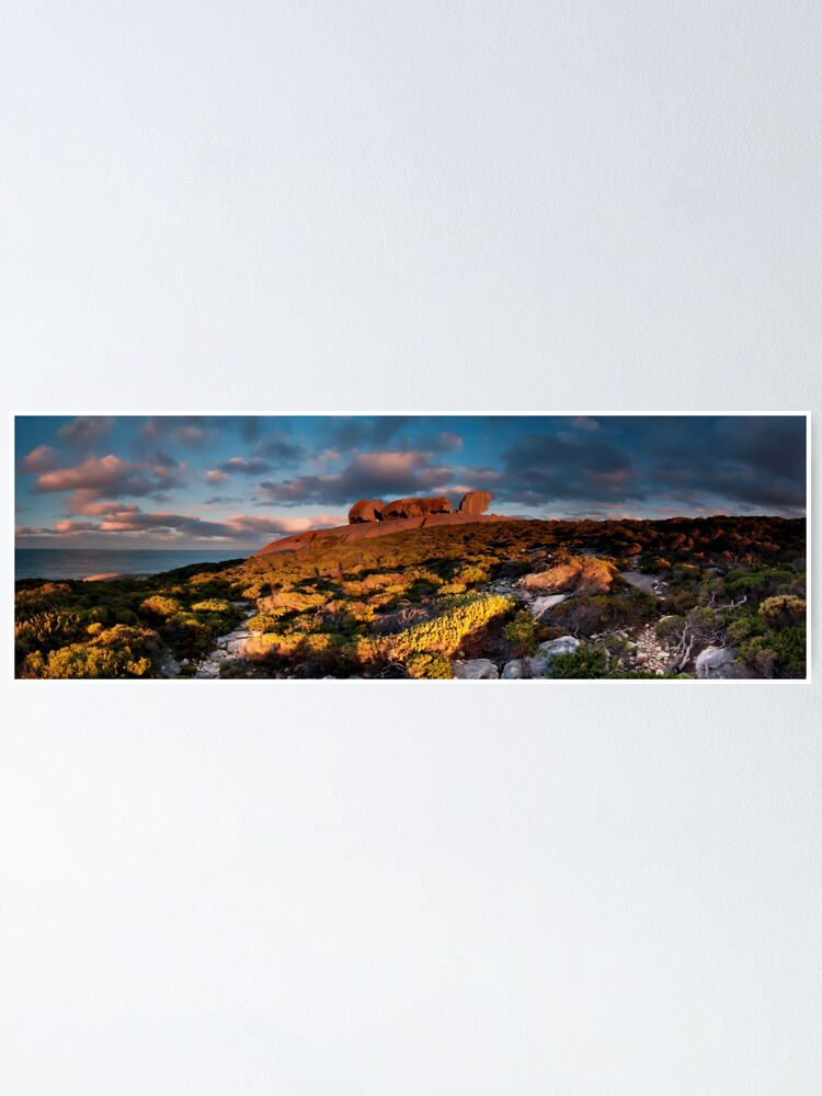 Alternate view of Remarkable Rocks Pano Poster