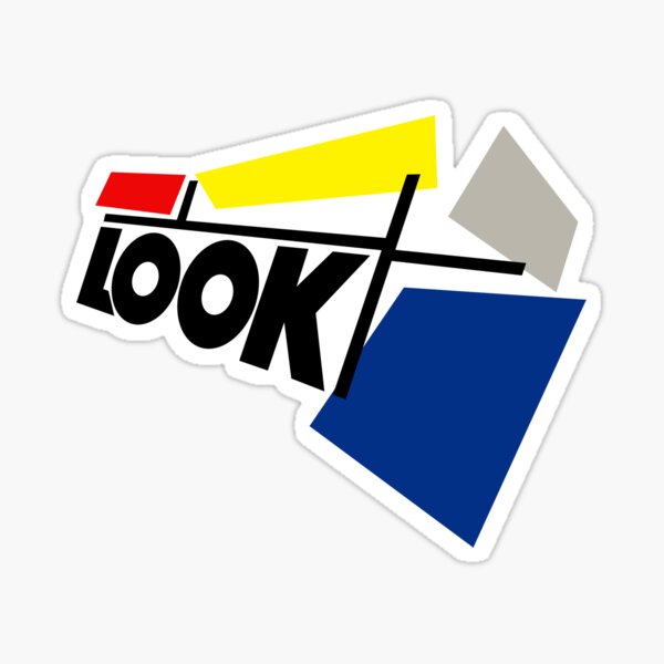 Look Snowboards Mondrian Exploded Sticker