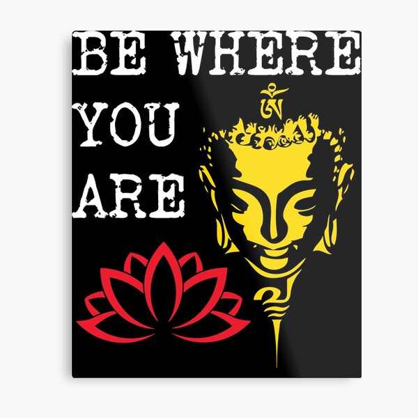 Item preview, Be Where You Are | Leave Your Devices At Home - Buddha designed and sold by Christopher Taylor.