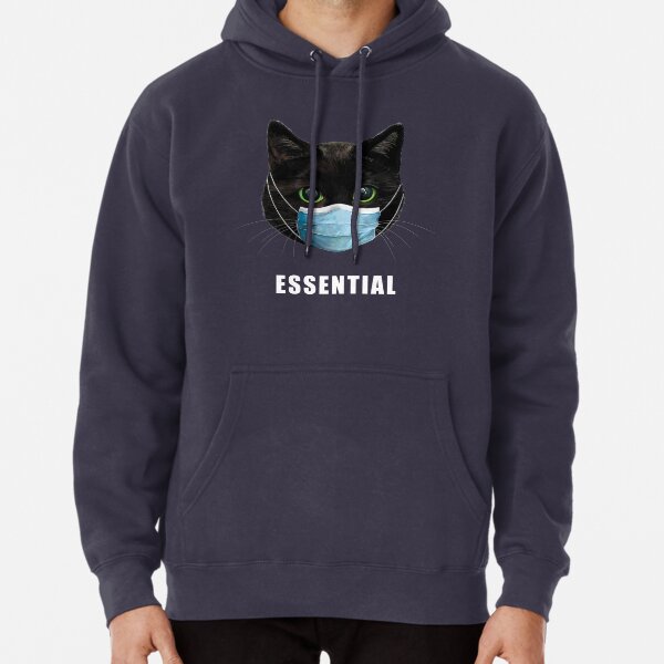 Pandemicat Essential White Pullover Hoodie