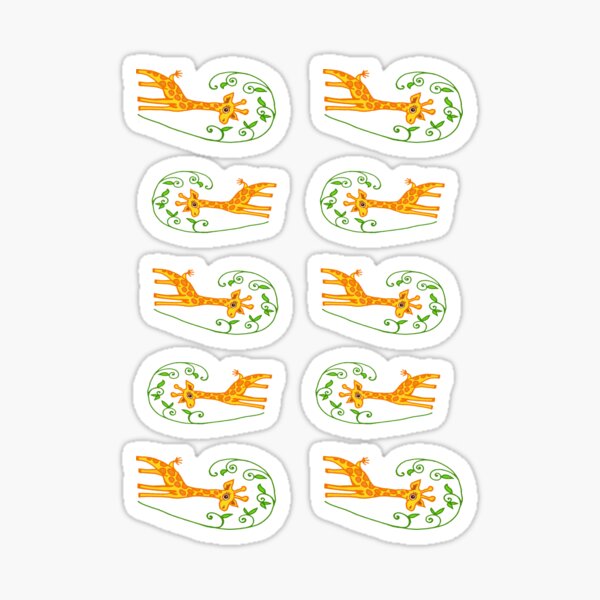 giraffe stickers Sticker