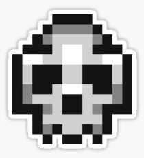 Pixel Skull Sticker