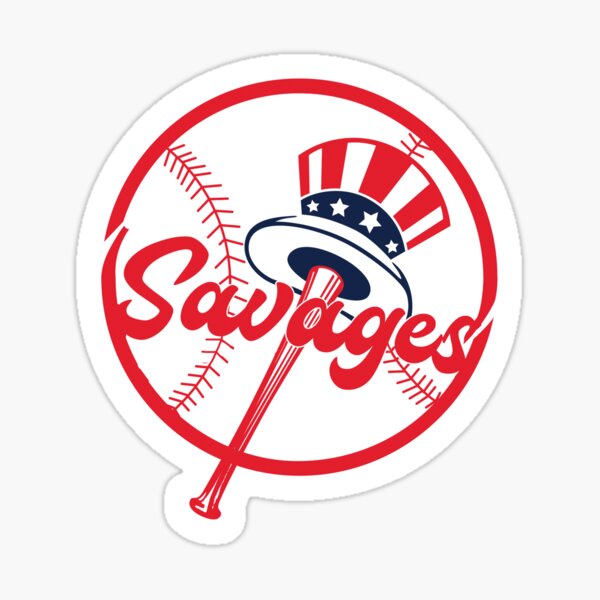 Yankees Savages T Shirt' Sticker