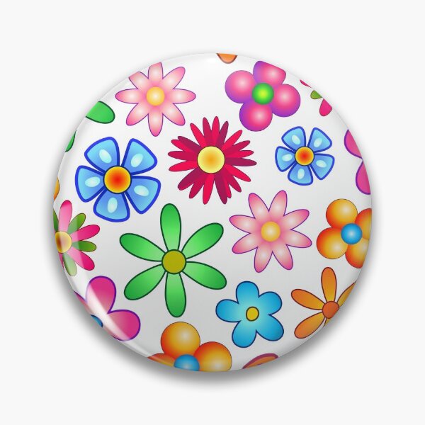 Item preview, Flowers Colorful Pop Art Pattern designed and sold by BluedarkArt.