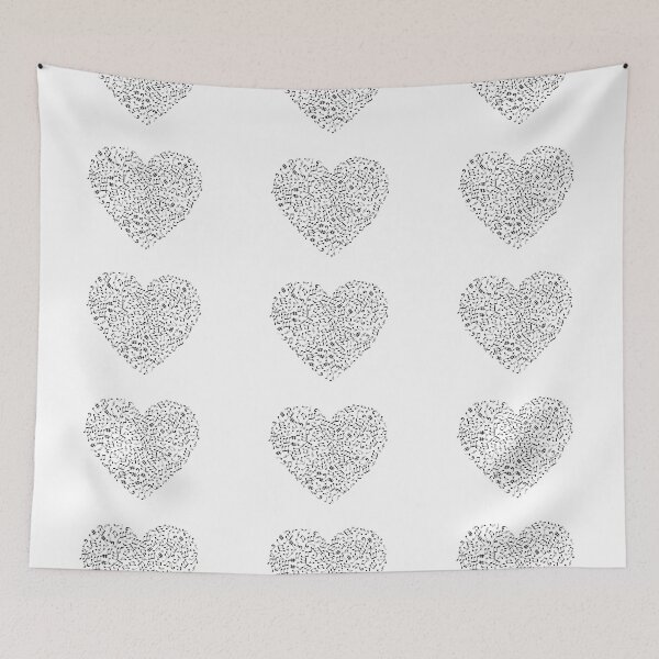 Item preview, Heart Love Music Notes designed and sold by Altohombre.