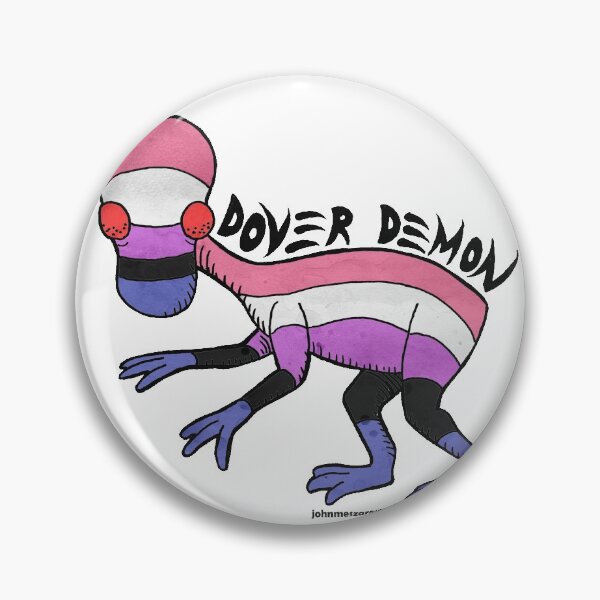 Item preview, Genderfluid Pride Dover Demon designed and sold by nocturnalsea.