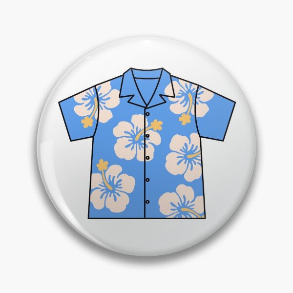 Item preview, blue Hawaiian shirt designed and sold by cool stickerz.