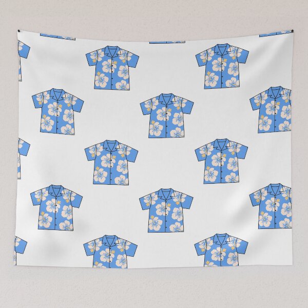Item preview, blue Hawaiian shirt designed and sold by cool stickerz.