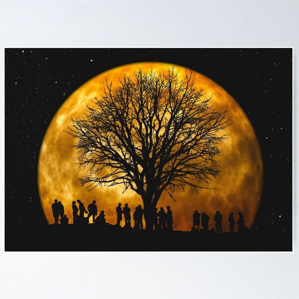 Item preview, Spectators Of The Harvest Moon designed and sold by Christopher Taylor.