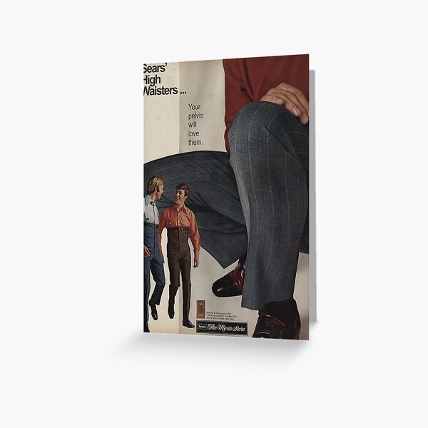 Sears trouser legs ad Clearance