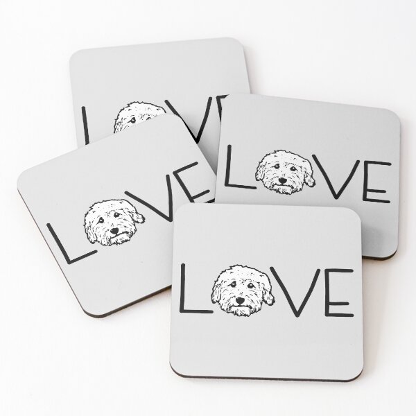 Artikelvorschau, Doodle Love oder Standardpudel LOVE - SPOO - Pudelbecher - Pudelmama - Pudelfamilie entworfen und verkauft von smooshfaceutd.