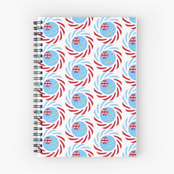 Item preview, Tuvaluan American Multinational Patriot Flag Series designed and sold by Carbon-Fibre Media.