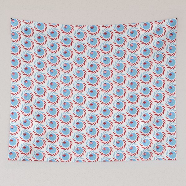 Item preview, Tuvaluan American Multinational Patriot Flag Series designed and sold by Carbon-Fibre Media.