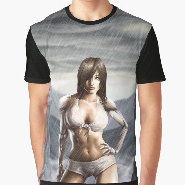 Ciborg bajo la lluvia Camiseta gráfica