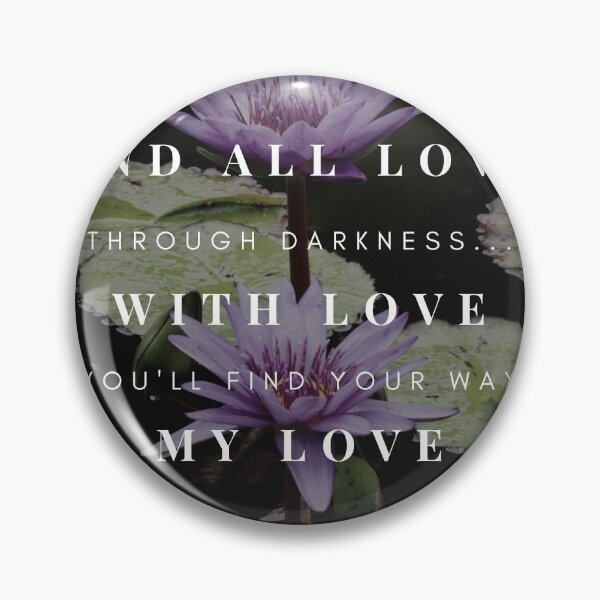 Item preview, Water Lily Quotation (Josh Groban) designed and sold by Rachel Jeffrey.