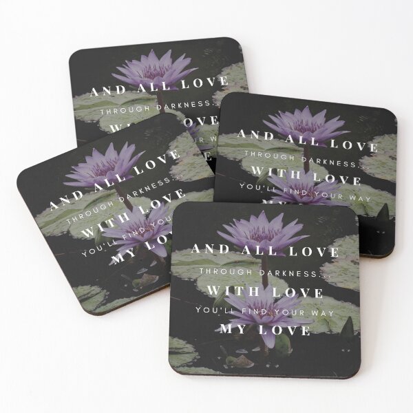 Item preview, Water Lily Quotation (Josh Groban) designed and sold by Rachel Jeffrey.
