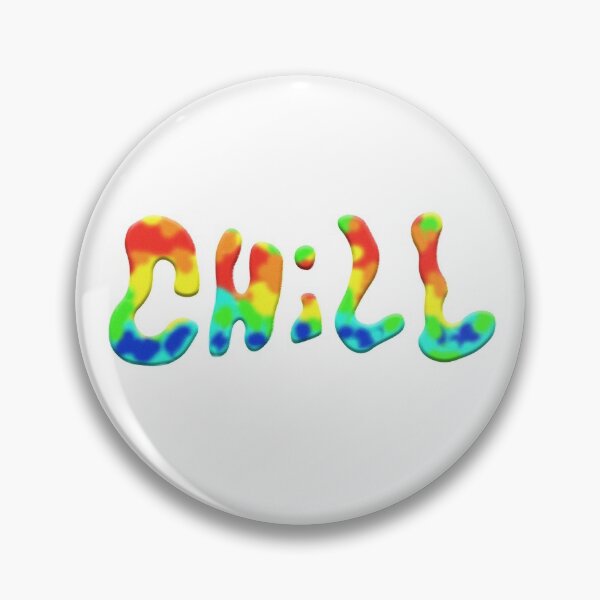 Item preview, chill 3D infrared multicolor word logo designed and sold by fridars.