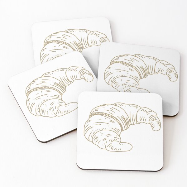 Item preview, croissant drawing no colour  designed and sold by Zi675.