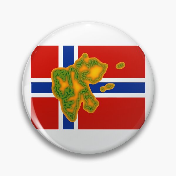 Item preview, Flag of Norway with Map of Svalbard designed and sold by Havocgirl.