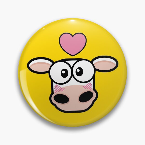 Item preview, Embarrassed Cow in Love / I Love Moo designed and sold by LisaMarieArt & Illustration.