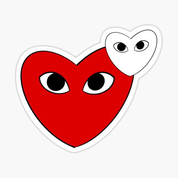 comme des garcons sticker pack