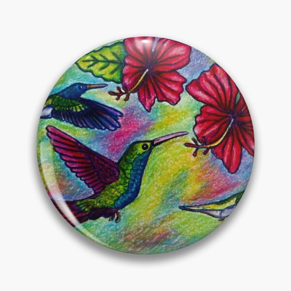 Artikelvorschau, Kolibri in Farbstift entworfen und verkauft von Roxiartwork.