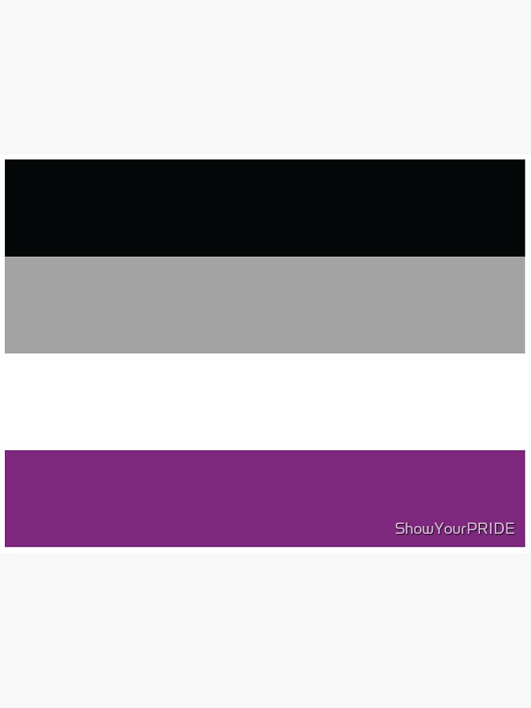 asexual pride flag sticker by showyourpride redbubble