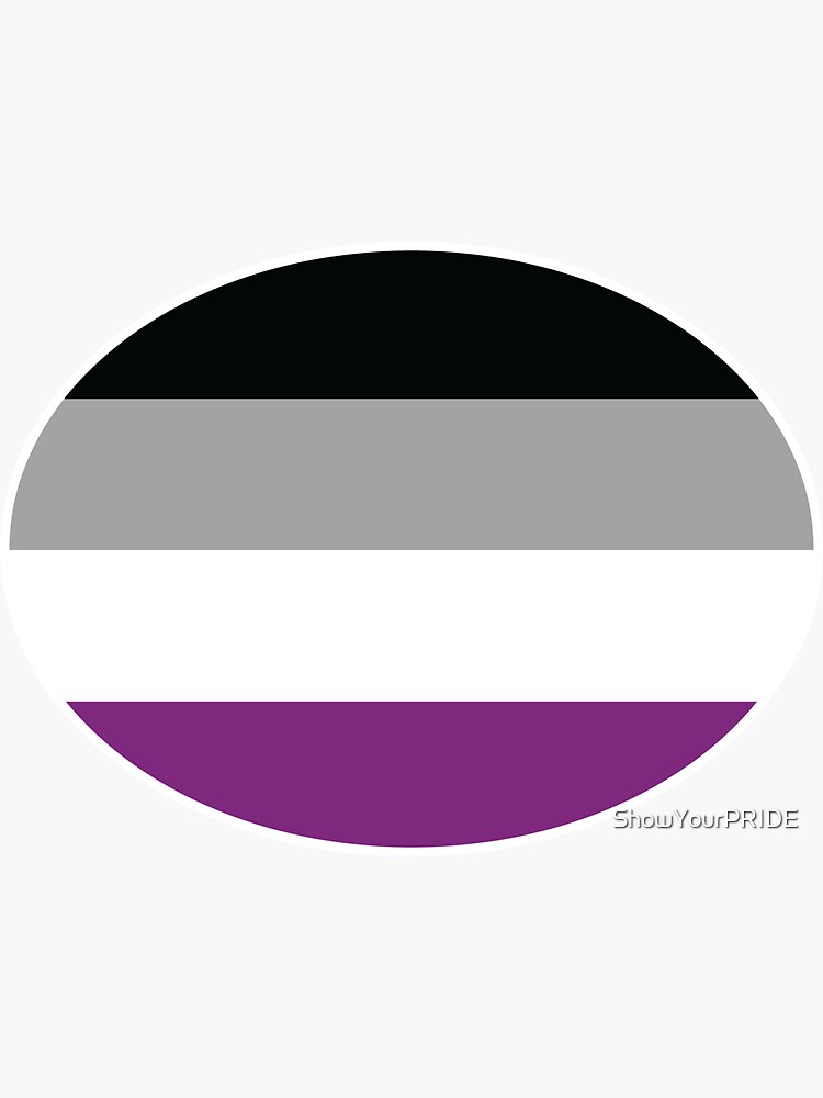 Asexual Pride Flag Sticker By Showyourpride Redbubble 