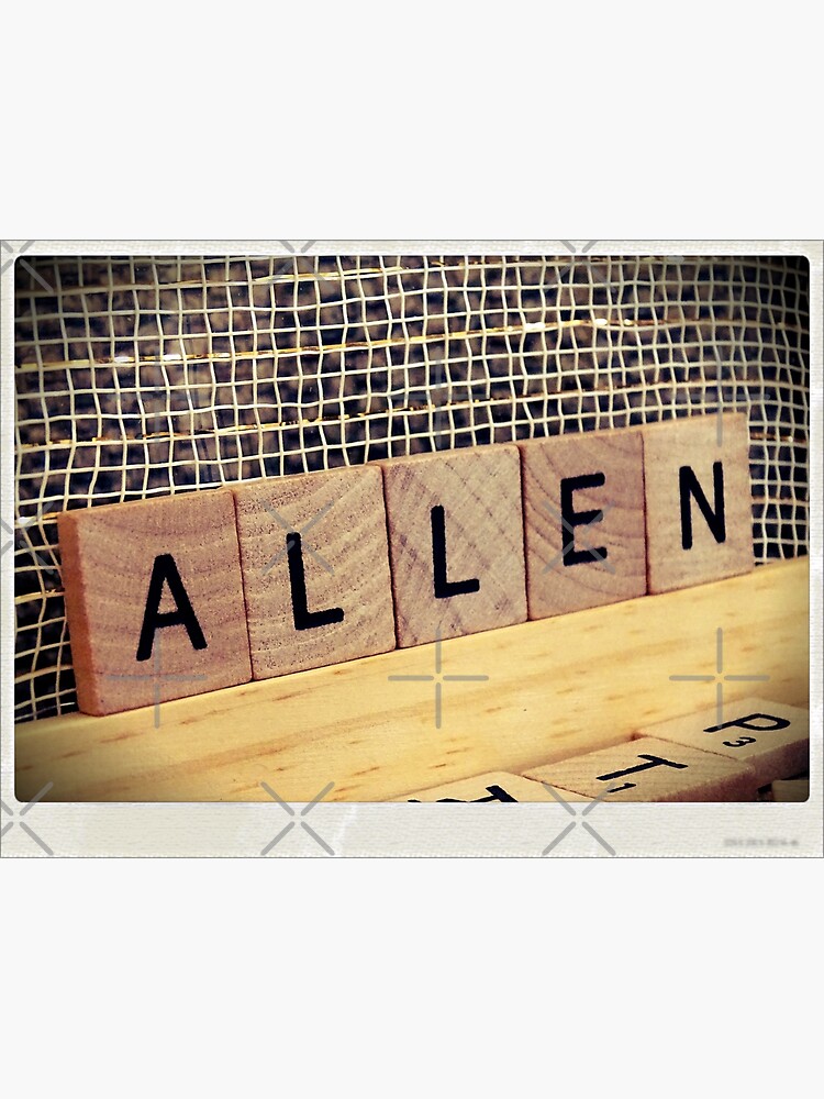 Allen bag, Allen socks, Allen, Allen notebook, Allen greeting card by PicsByMi