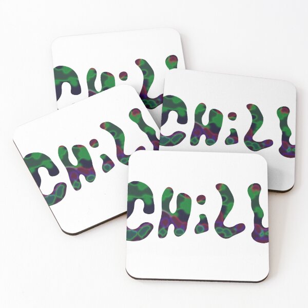 Item preview, chill neon lights space word logo designed and sold by fridars.