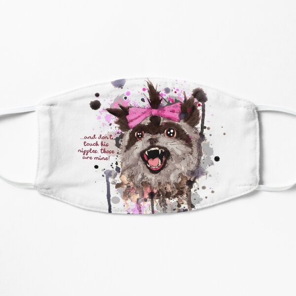 Rose The Raccoon Flat Mask