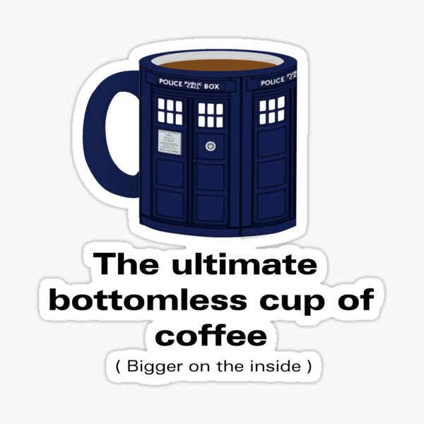 Ultimate Bottomless Cup - Sticker Sticker