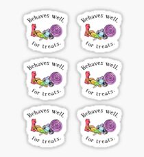 Behaves Well For Treats mini stickers Sticker