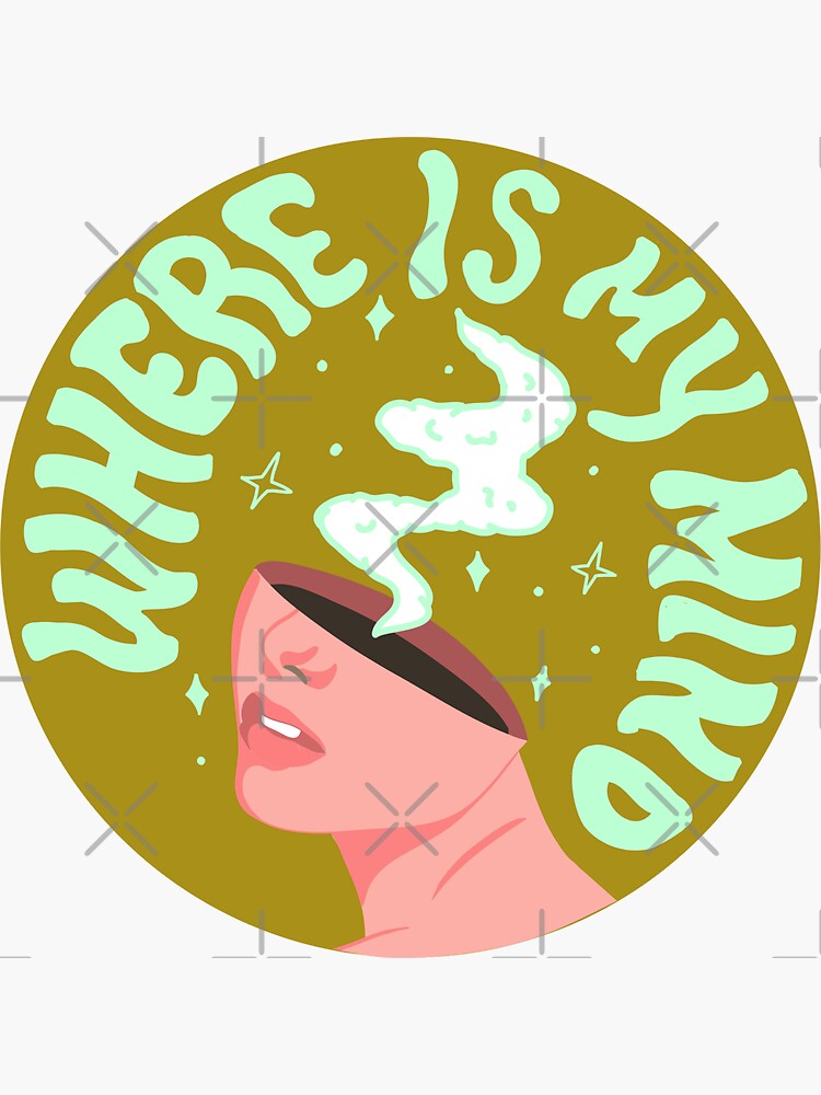 where-is-my-mind-sticker-for-sale-by-kirarittgers-redbubble