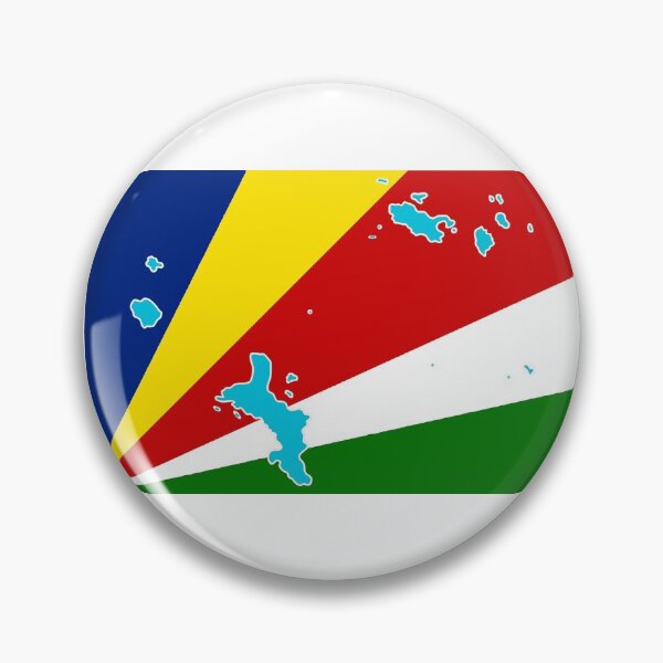 Item preview, Seychelles Flag with Map of the Seychelles Islands designed and sold by Havocgirl.