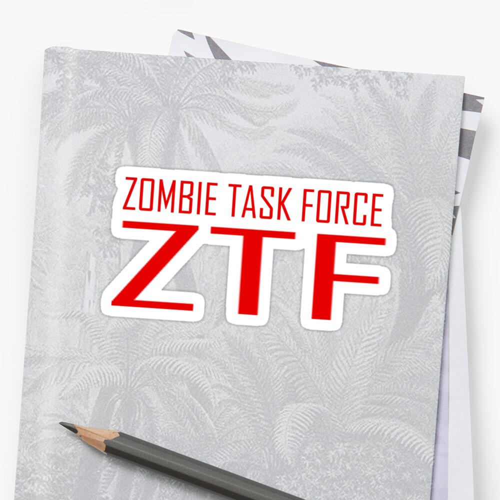 cdc zombie task force tshirt