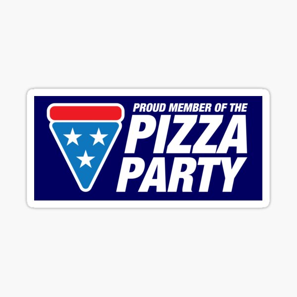 PIZZA PARTY (sticker) Sticker