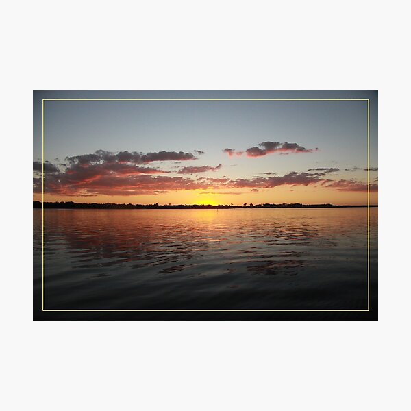 Sun has gone - calmness... Photographic Print
