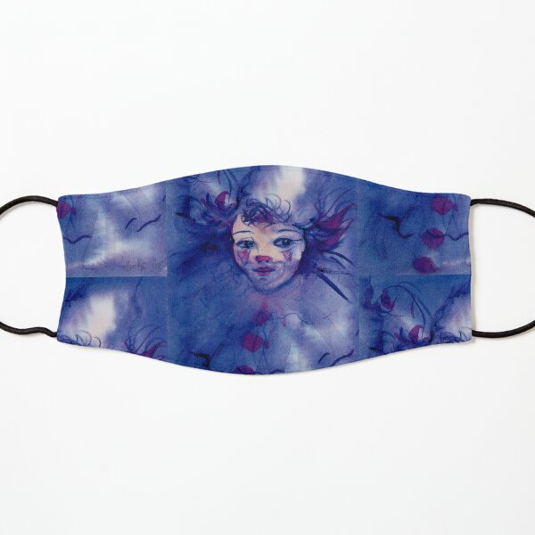 PURPLE CLOWN Watercolor Collection Kids Mask