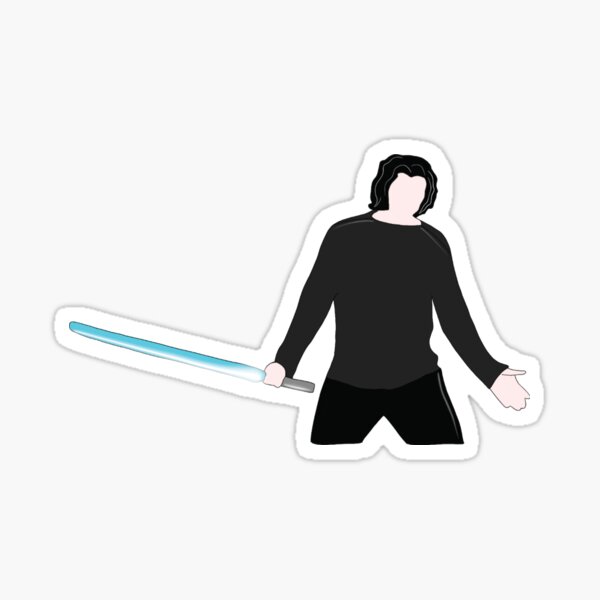 Vista previa del artículo con la obra «Ben Solo encogerse de hombros», diseñado y vendido por madelinekew.