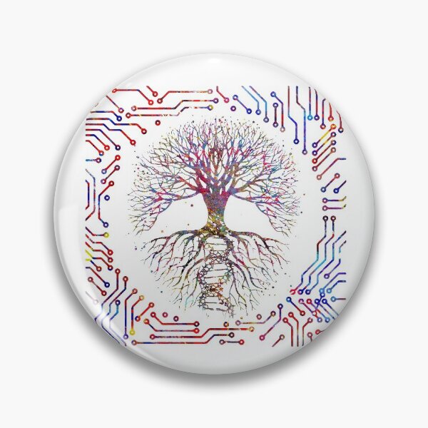 Item preview, Tree of life with the roots of DNA designed and sold by Rosaliartbook.